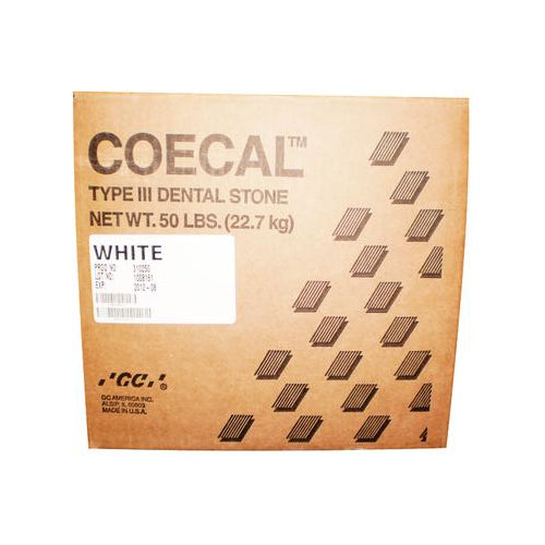 GC 310250 COECAL Dental Lab Stone White Type III 50 Lbs GC 310250 COECAL Dental Lab Stone White Type III 50 Lbs